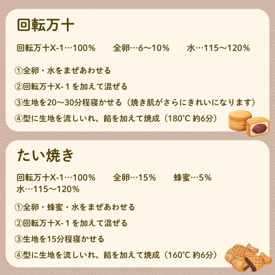 熊本製粉（Kumamoto Flour） 回転万十ミックスX−1 20Kg 業務用 粉