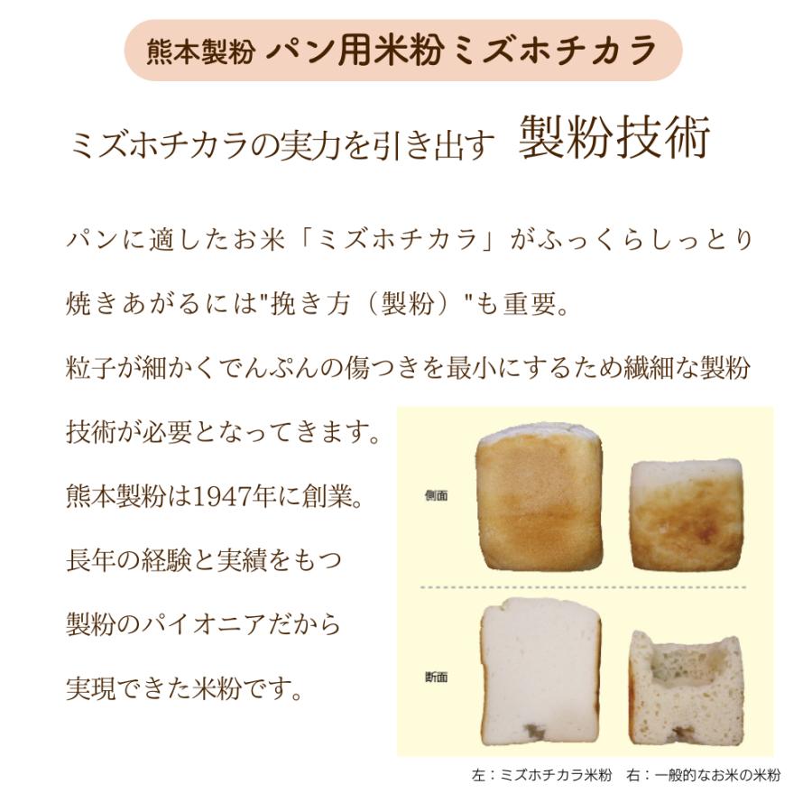 パン用米粉 ミズホチカラ 2Kg×2袋（送料無料）｜bears-shop｜04
