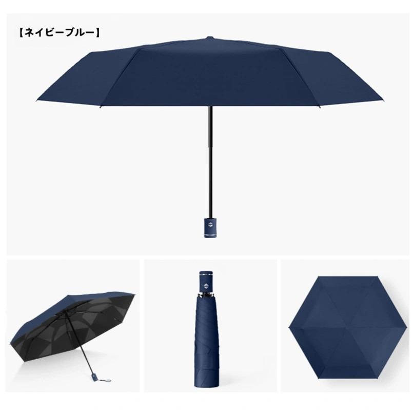 日傘 形状記憶 折りたたみ 傘 完全遮光 たたみやすい 晴雨兼用 自動
