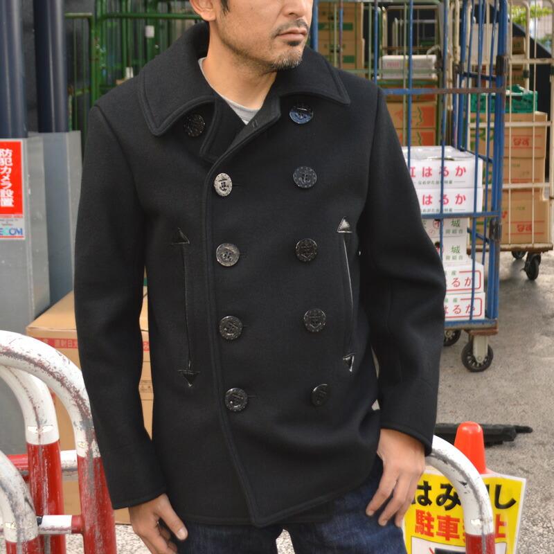 BUZZ RICKSON'S バズリクソンズ  ウィリアムギブソン コレクション "BR12394" タイプブラックPコート Pコート ピーコート ウール メルトン コート | BUZZ RICKSON'S | 04