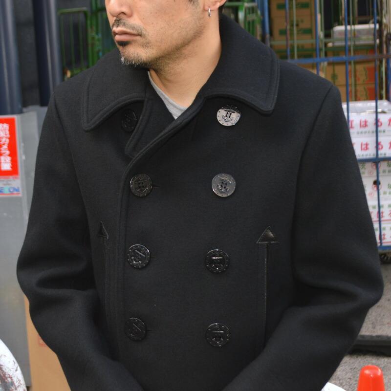 BUZZ RICKSON'S バズリクソンズ  ウィリアムギブソン コレクション "BR12394" タイプブラックPコート Pコート ピーコート ウール メルトン コート | BUZZ RICKSON'S | 05