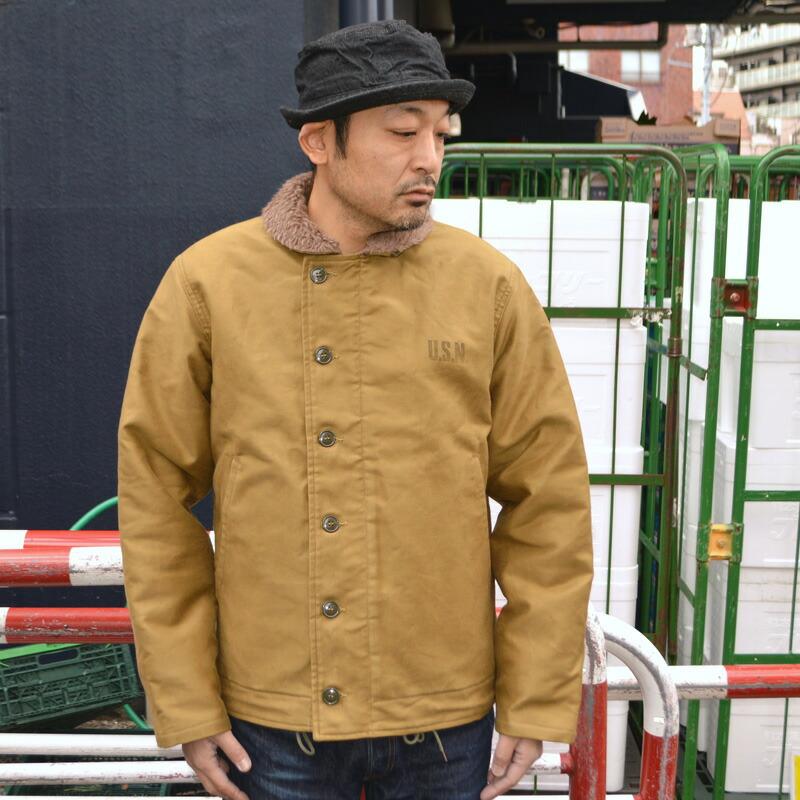 BUZZ RICKSON'S バズリクソンズ "BR15345" Type N-1 Khaki “NAVY DEPARTMENT DEMOTEX-ED” デッキジャケット ミリタリー N1 ジャケット 東洋エンタープライズ | BUZZ RICKSON'S | 01