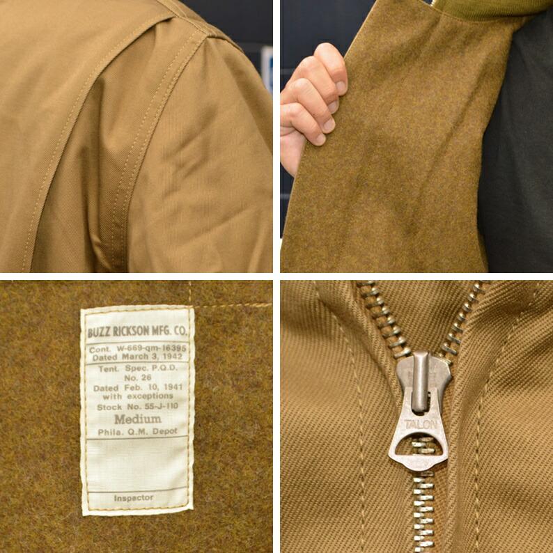 東洋エンタープライズ BUZZ RICKSON'S バズリクソンズ "BR15755" Tankers Slash Pocket BUZZ RICKSON’S MFG.CO タンカース ミリタリー フライト ジャケット | BUZZ RICKSON'S | 08