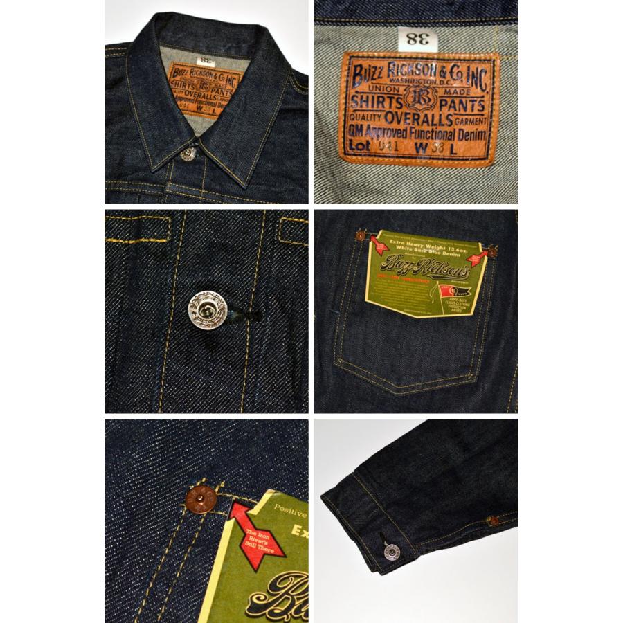BUZZ RICKSON'S バズリクソンズ "BR16041" WORLD WAR2 DENIM BLOUSE 大戦デニムジャケット Gジャン [アウター] | BUZZ RICKSON'S | 02
