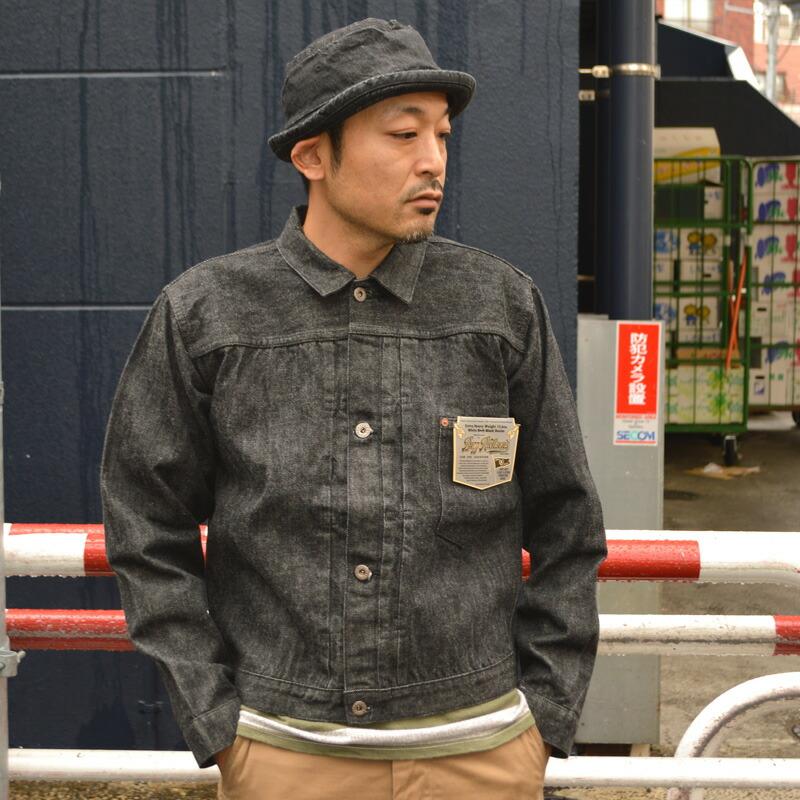 BUZZ RICKSON'S バズリクソンズ ウィリアムギブソン "BR16042(BR16042T)" 大戦モデル デニム ジャケット Gジャン ジージャン ブラックデニム ブラウス | BUZZ RICKSON'S | 03