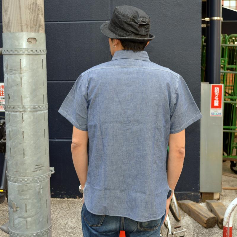 BUZZ RICKSON'S バズリクソンズ "BR35856" BLUE CHAMBRAY WORK SHIRT ブルーシャンブレー S/S ワークシャツ［S/Sシャツ］ | BUZZ RICKSON'S | 02