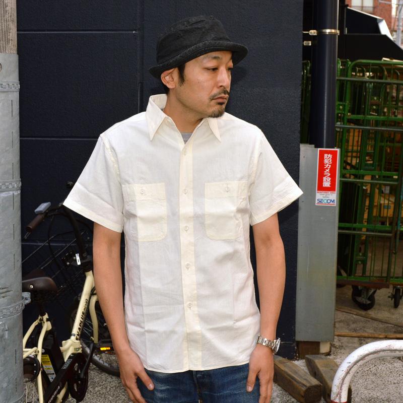 BUZZ RICKSON'S バズリクソンズ "BR35857" WHITE CHAMBRAY WORK SHIRT ホワイトシャンブレー S/S ワークシャツ［S/Sシャツ］ | BUZZ RICKSON'S | 01