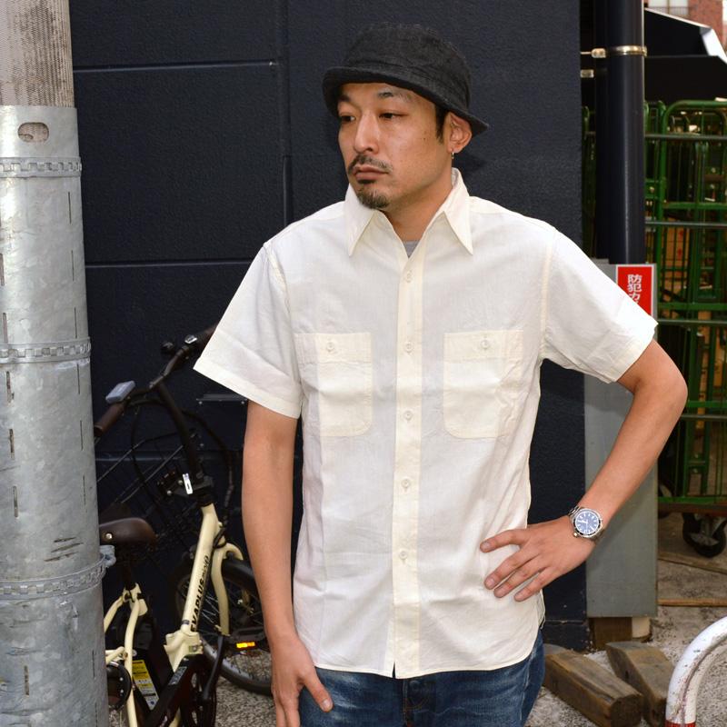 BUZZ RICKSON'S バズリクソンズ "BR35857" WHITE CHAMBRAY WORK SHIRT ホワイトシャンブレー S/S ワークシャツ［S/Sシャツ］ | BUZZ RICKSON'S | 04