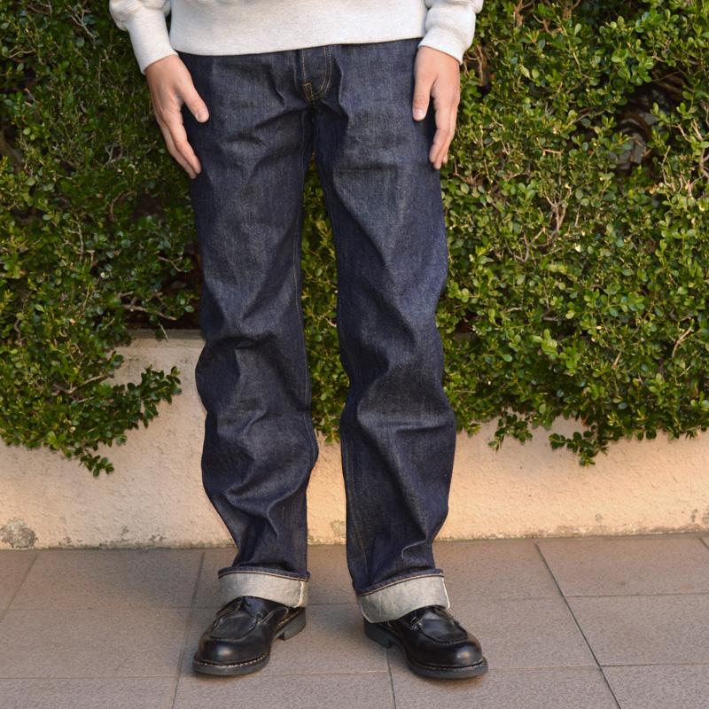 BUZZ RICKSON'S バズリクソンズ "BR43041" 1WORLD WAR2 BLUE DENIM WAIST OVERALLS 大戦モデル ストレート [ルーズストレート] | BUZZ RICKSON'S | 01