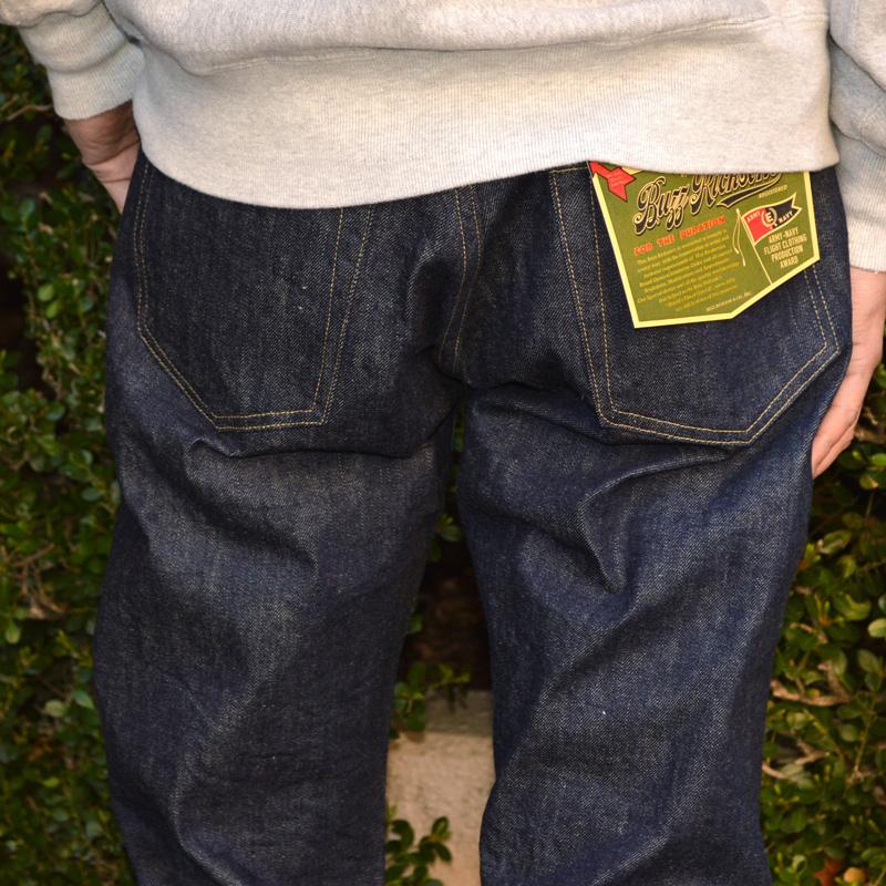 BUZZ RICKSON'S バズリクソンズ "BR43041" 1WORLD WAR2 BLUE DENIM WAIST OVERALLS 大戦モデル ストレート [ルーズストレート] | BUZZ RICKSON'S | 05