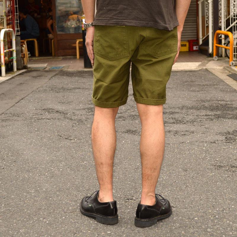 BUZZ RICKSON'S バズリクソンズ "BR51735" TROUSERS, MEN'S, COTTON SATEEN OLIVE GREEN QM SHADE 107, TYPE 1, CLASS SHORTS [ショーツ] | BUZZ RICKSON'S | 11