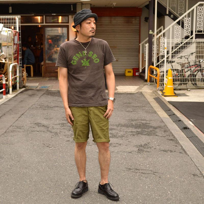 BUZZ RICKSON'S バズリクソンズ "BR51735" TROUSERS, MEN'S, COTTON SATEEN OLIVE GREEN QM SHADE 107, TYPE 1, CLASS SHORTS [ショーツ] | BUZZ RICKSON'S | 07