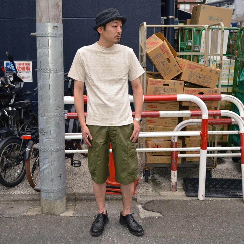 BUZZ RICKSON'S バズリクソンズ "BR51907" TROUSERS, MEN'S, COTTON WIND RESISTANT POPLIN, OLIVE GREEN, ARMY SHADE 107 SHORTS [ショーツ] | BUZZ RICKSON'S | 06