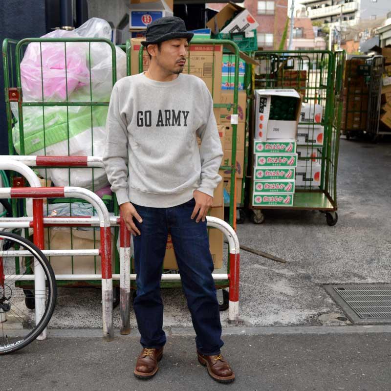 BUZZ RICKSON'S バズリクソンズ "BR69070" HORIZONTAL KNITTING SWEAT SHIRTS “GO ARMY BEAT NAVY” スウェットシャツ [スウェット] | BUZZ RICKSON'S | 03