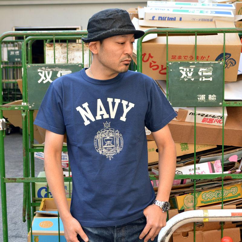 BUZZ RICKSON'S バズリクソンズ 東洋エンタープライズ BR79513 S/S T-shirt NAVY ミリタリー Tシャツ 丸胴 USA | BUZZ RICKSON'S | 01