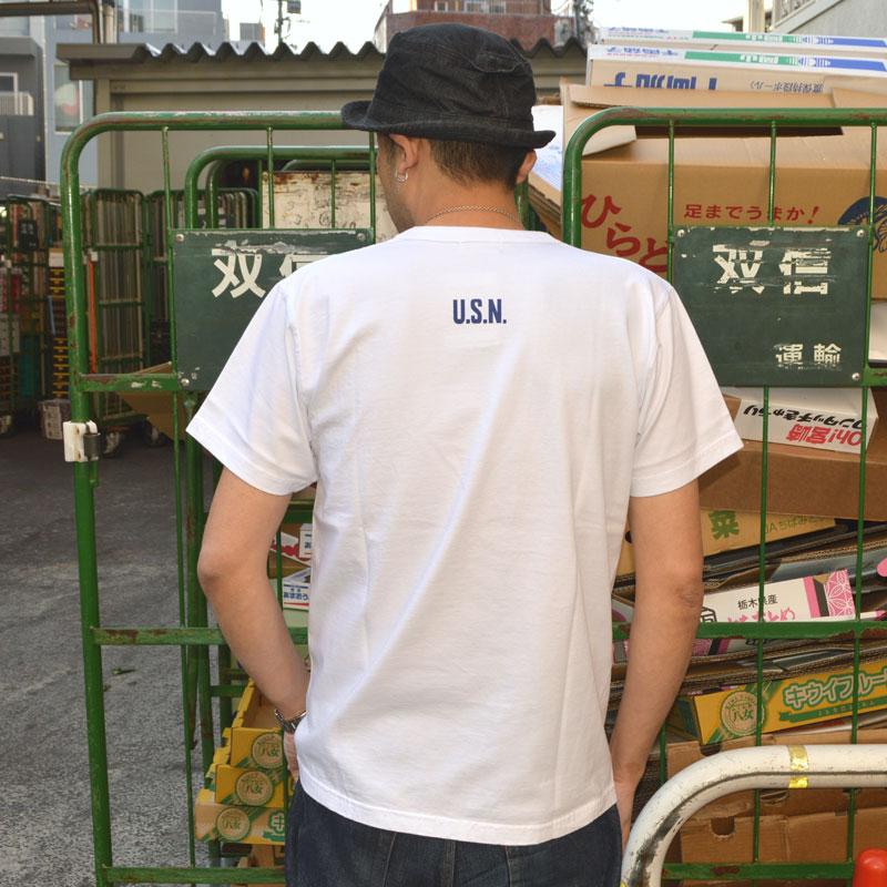 BUZZ RICKSON'S バズリクソンズ 東洋エンタープライズ BR79513 S/S T-shirt NAVY ミリタリー Tシャツ 丸胴 USA | BUZZ RICKSON'S | 05