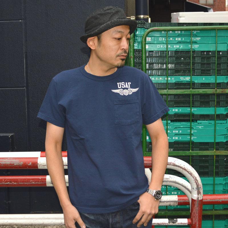 BUZZ RICKSON'S バズリクソンズ 東洋エンタープライズ BR79579 S/S POCKET T-SHIRT U.S. AIR FORCE ミリタリー Tシャツ 丸胴 USA | BUZZ RICKSON'S | 01