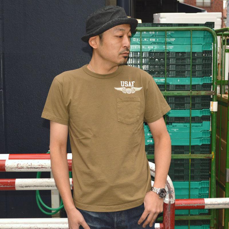 BUZZ RICKSON'S バズリクソンズ 東洋エンタープライズ BR79579 S/S POCKET T-SHIRT U.S. AIR FORCE ミリタリー Tシャツ 丸胴 USA | BUZZ RICKSON'S | 04