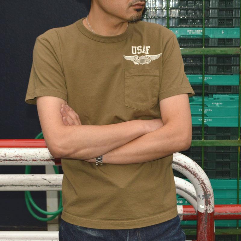 BUZZ RICKSON'S バズリクソンズ 東洋エンタープライズ BR79579 S/S POCKET T-SHIRT U.S. AIR FORCE ミリタリー Tシャツ 丸胴 USA | BUZZ RICKSON'S | 06