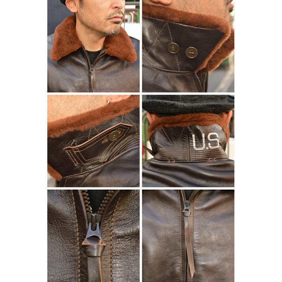 BUZZ RICKSON'S "BR80647" Type AN-J-3A “BUZZ RICKSON CO. INC. HORSEHIDE MODEL” ホースハイドモデル レザージャケット フライトジャケット G-1 日本製 本革 | BUZZ RICKSON'S | 09