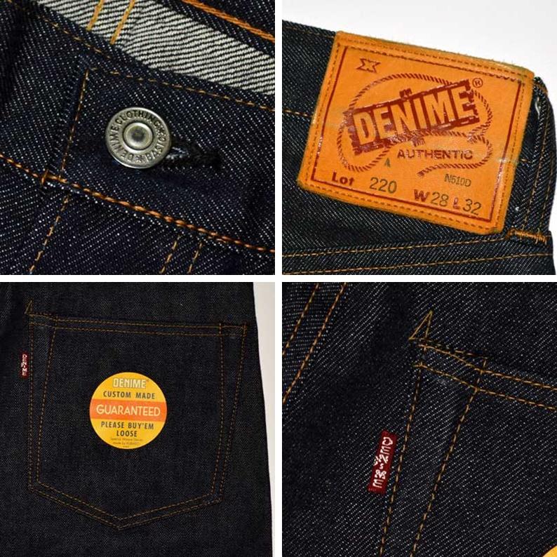 DENIME ドゥニーム "Lot.220A" OFFSET XX MODEL XXモデル [ルーズストレート][ヘヴィーオンス][ヴィンテージ系色落ち]｜bears｜05