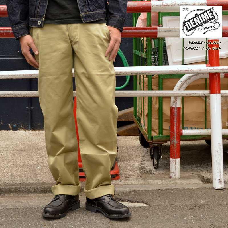 WAREHOUSE DENIME Lot.222 CHINOS チノパン W31 Denime（ドゥニーム） 