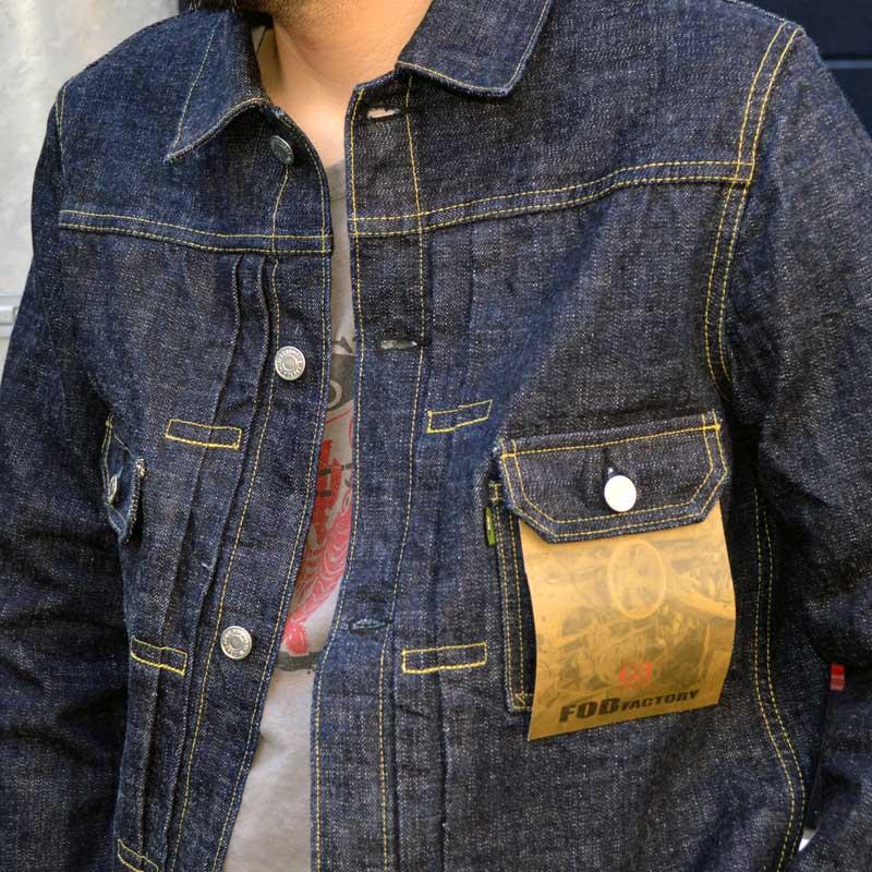 FOB　FACTORY "F2378" 14oz G-3 DENIM 2nd JK 14オンス G-3デニム セカンドジャケット [アウター]｜bears｜11