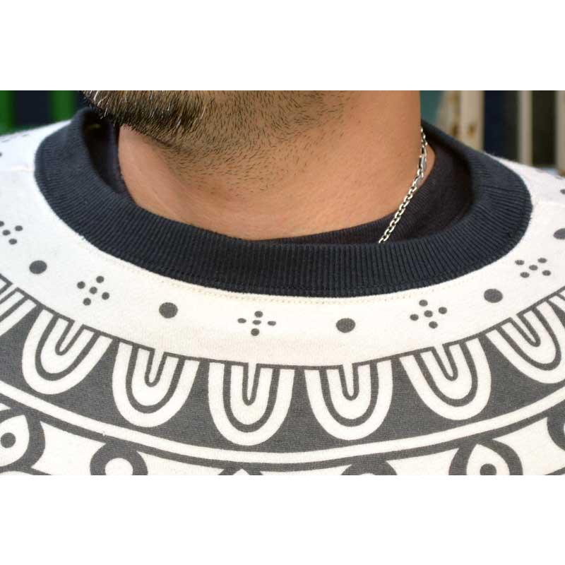 FULLCOUNT フルカウント "3764" Tribal Pattern Sweatshirts トライバル雪柄クルーネックスウェット [スウェット] | FULLCOUNT | 09