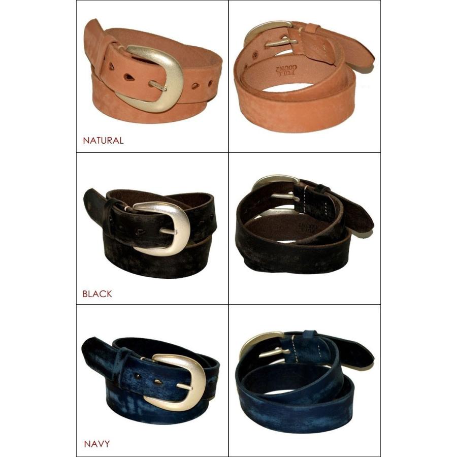 フルカウント ベルト 6210 ブラック FULLCOUNT（フルカウント） ベルト 6210 Wild Leather Belt 黒