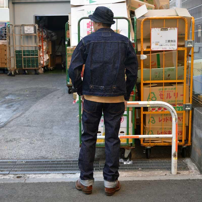 graphzero グラフゼロ "GZ-16ST-01" 16oz 右綾ストレートジーンズ [ミドルストレート] [ヘビーオンス] [ヴィンテージ系色落ち] | graphzero | 05