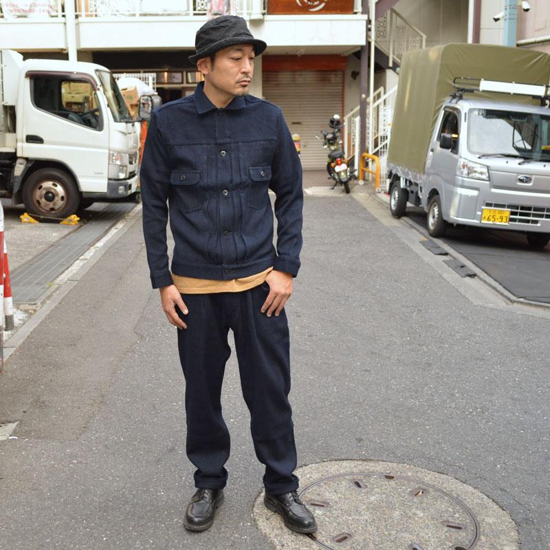 JAPAN BLUE JEANS セカンド ジャケット 刺子 44 JAPAN BLUE JEANS】Sashiko 2nd Type Jacket 11oz インディゴ刺子