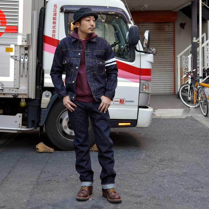 出陣レーベル MOMOTARO JEANS 桃太郎ジーンズ 