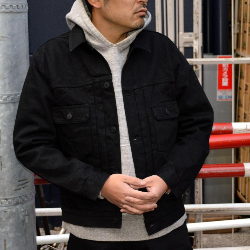 MOMOTARO JEANS 桃太郎ジーンズ "MXGJ1108" ブラック×ブラック ダブルポケットジャケット 2nd セカンド [アウター]｜bears｜07