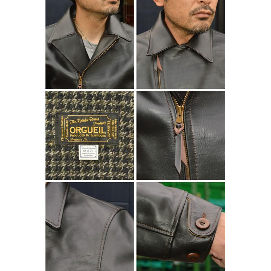 ORGUEIL オルゲイユ "OR-4297" OR4297 Motorcycle Man Jacket モーターサイクルマンジャケット レザージャケット ダブル ライダースの画像