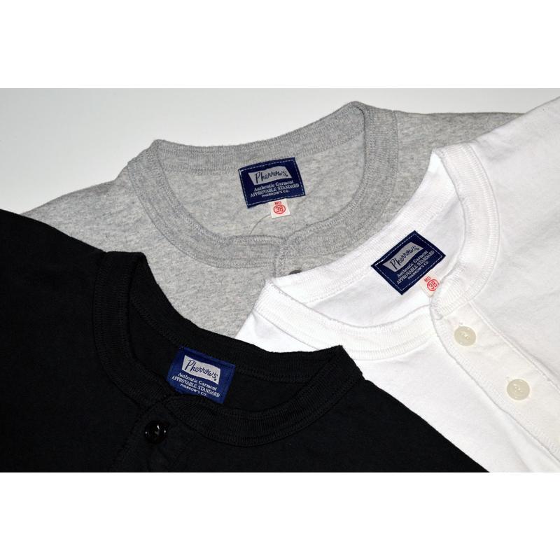 PHERROW'S フェローズ "PHNT" ヘンリーネック S/S Tシャツ 無地Tシャツ [S/STee] | Pherrow's | 10
