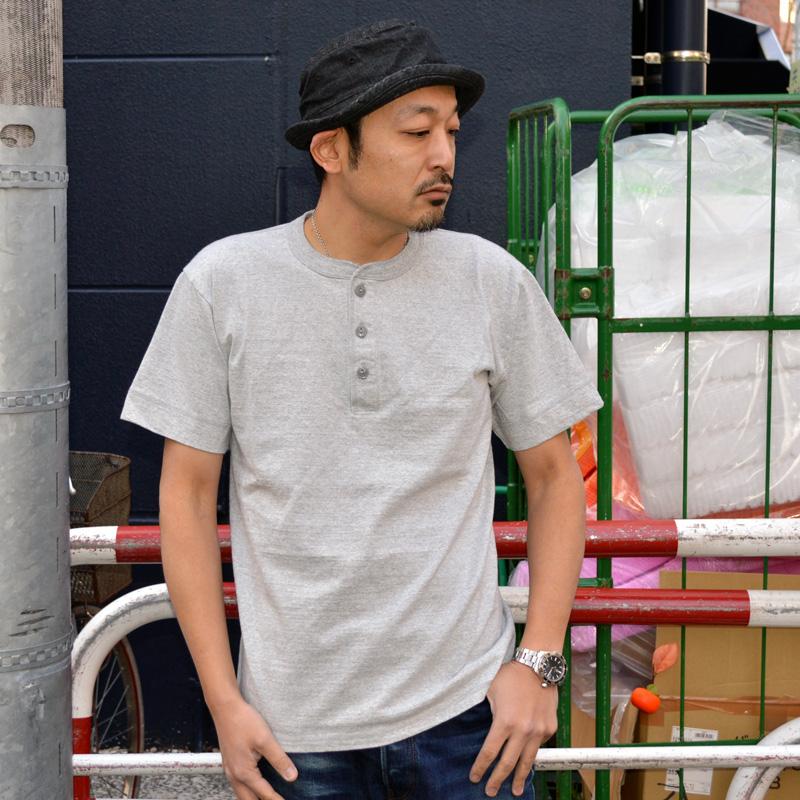 PHERROW'S フェローズ "PHNT" ヘンリーネック S/S Tシャツ 無地Tシャツ [S/STee] | Pherrow's | 01
