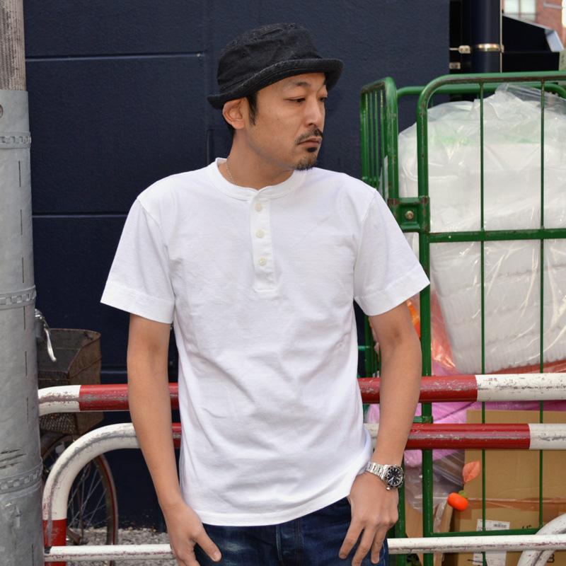 PHERROW'S フェローズ "PHNT" ヘンリーネック S/S Tシャツ 無地Tシャツ [S/STee] | Pherrow's | 05