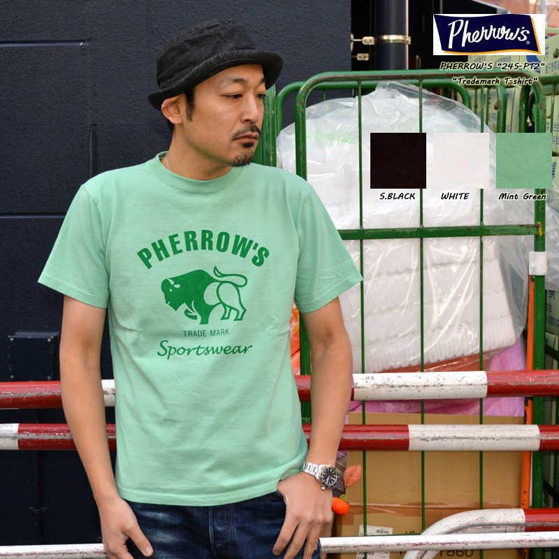 PHERROW'S フェローズ "PT2" トレードマークS/STee Tシャツ [S/STee] | Pherrow's