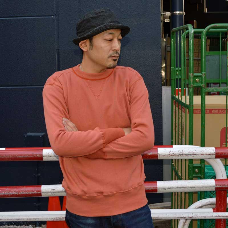 値下げ不可 Warehouse lot403オレンジ スウェット44 値下げ不可 Warehouse lot403オレンジ スウェット44