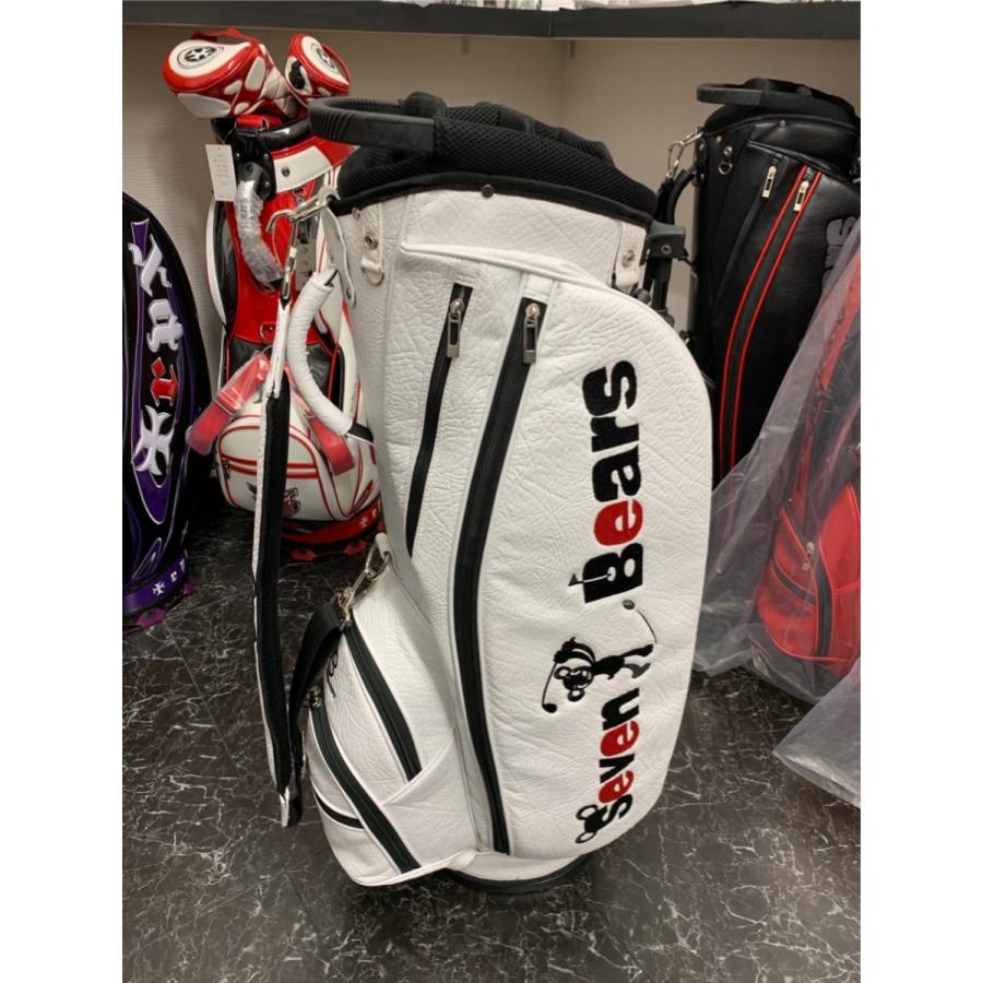 Seven Bears Golf スタンド型CB ホワイト×レッド : Bears Sports Japan