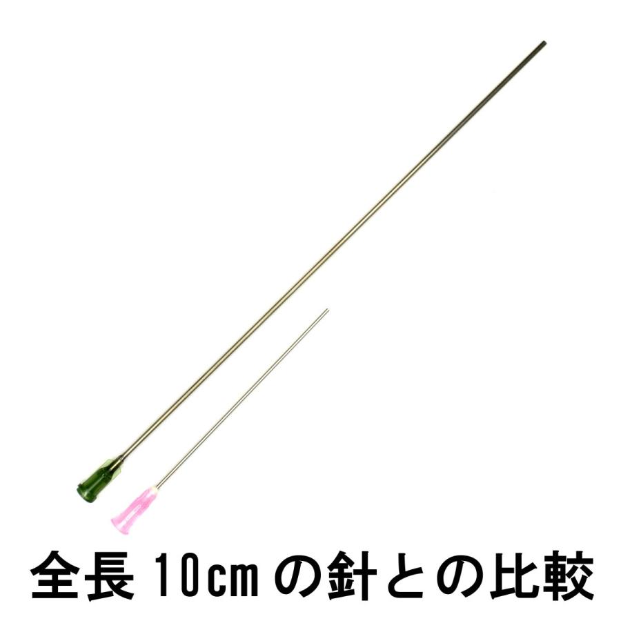 14G ロングニードル 注射器の長い針 1本 交換用 シリンジ プラスチック