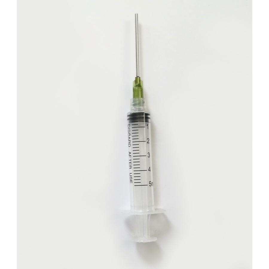 シリンジ インジェクター 注射器 ロック型 5ml 針太め プリンター 補充