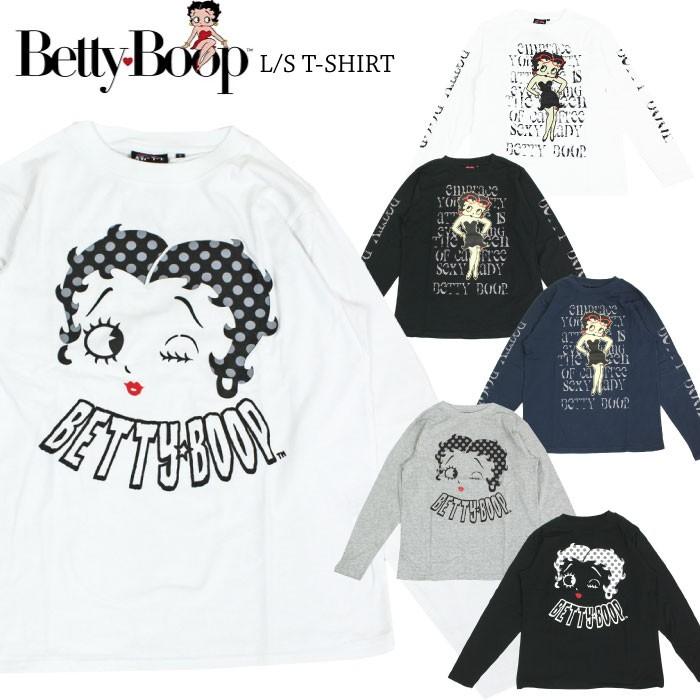 24時間ゾロ目クーポン配布 ベティブープ プリント 長袖tシャツ Betty Boop ベティちゃん アメカジ メンズ レディース Spbt Tc Bears Store 通販 Yahoo ショッピング