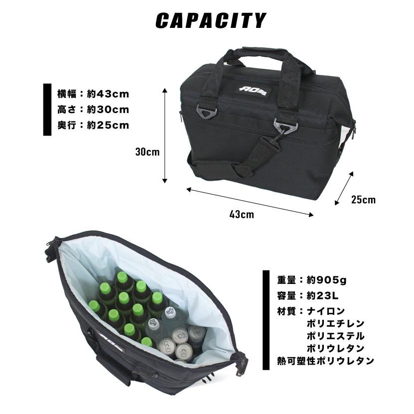 AO Coolers 24パックキャンバスソフトクーラー 23L 保冷バッグ クーラーボックス クーラーバッグ アウトドア キャンプ 釣り AO24｜bearsstore｜11