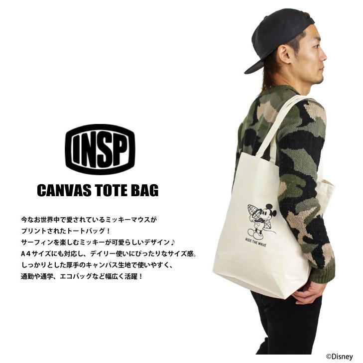 Insp インスピ ミッキートートバッグ ディズニー キャンバストート Bag 鞄 別注 サーフ Disney In606 In607 ゆうパケット1点まで送料無料 In60 Bears Store 通販 Yahoo ショッピング