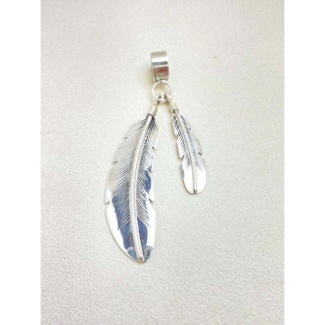 Indian Jewelry ナバホ 03-0725 ジョー・メイス作 ダブル・イーグル