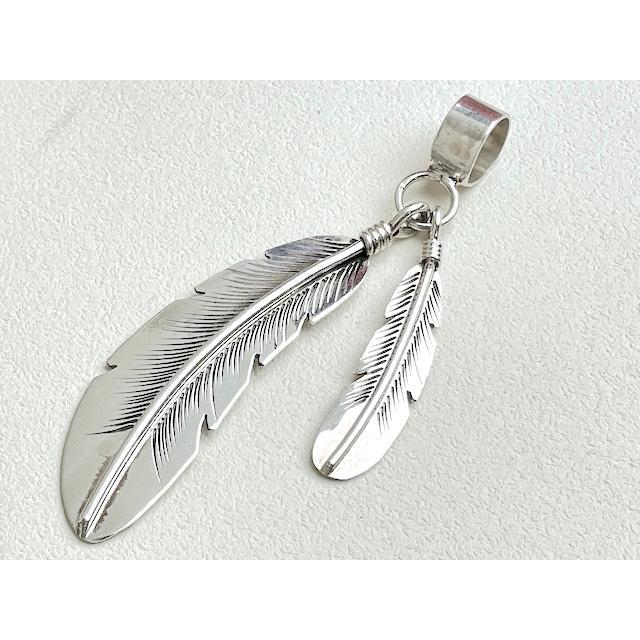 Indian Jewelry ナバホ 03-0725 ジョー・メイス作 ダブル・イーグル