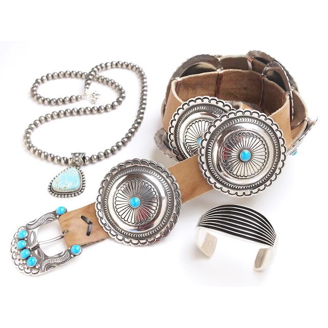 Indian Jewelry ナバホ 06-0033 カルバン・マルティネス作 キャンデラ  