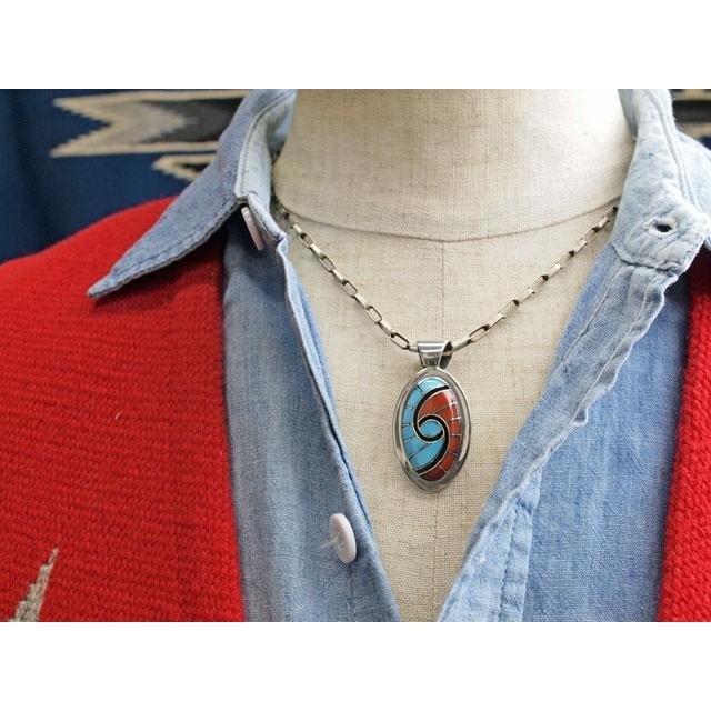 Indian Jewelry ズニ 13-0067 ディッキー・クアンデラシー作 