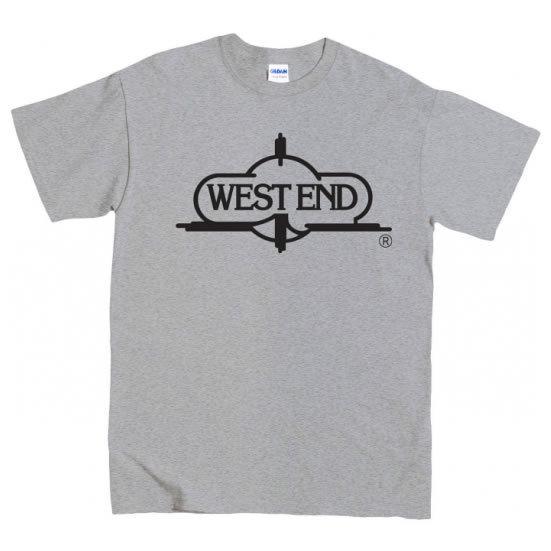 [Sサイズ]West End （ウエストエンド） Records ロゴ NYガラージ ハウス クラブ DJ Tシャツ グレー｜beatbomb-tees